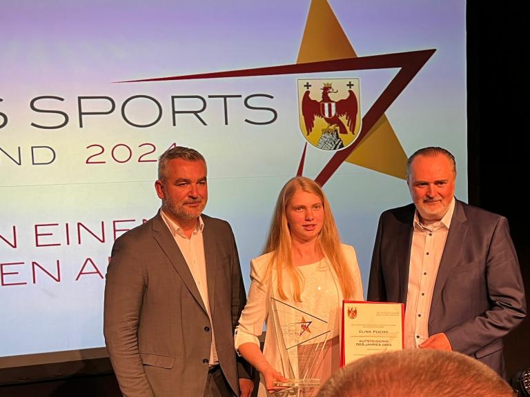 Sportlerwahl im Burgenland: Elina Fuchs ist Aufsteigerin des Jahres 2024