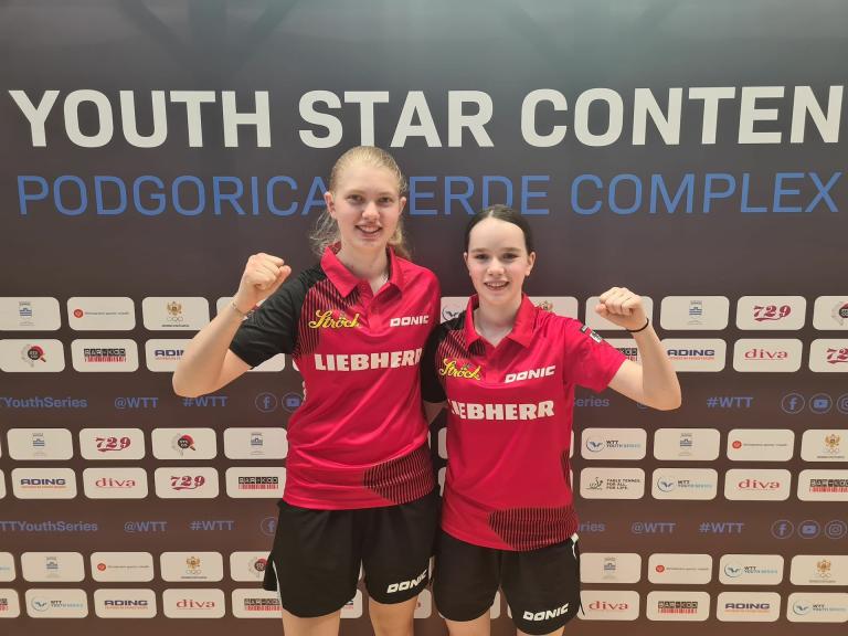 Elina Fuchs bei WTT Youth Star Contender in Podgorica (Montenegro)