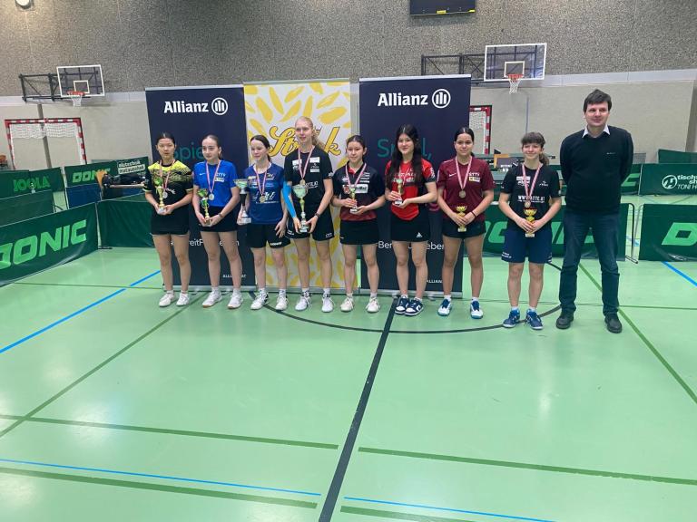 Elina Fuchs wieder Staatsmeisterin im U19 Mädchen Doppel